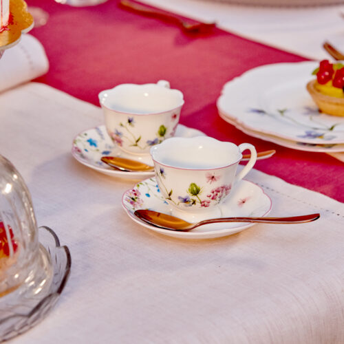 Set 8 Pezzi Tazza Caffè Flower