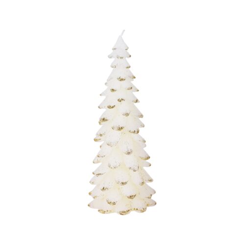 Candela di Natale Albero con Glitter