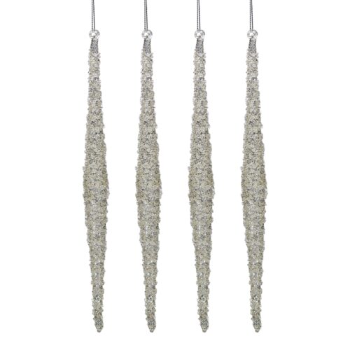 Set stalattiti Natale con perline