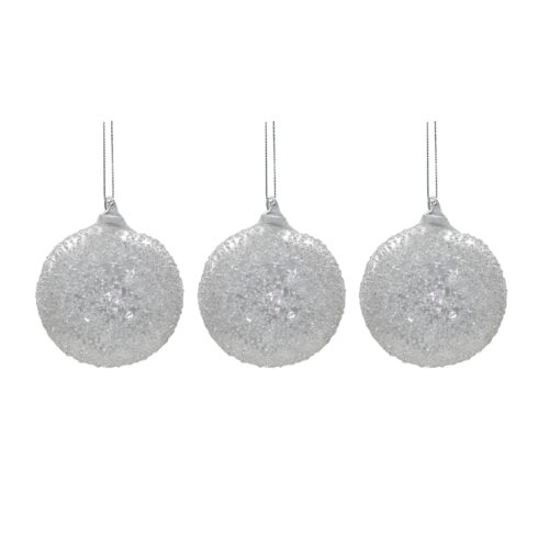Set palle natale glitter
