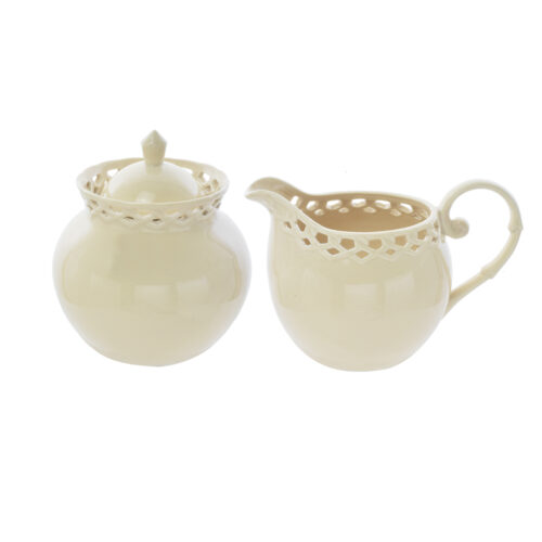 Set da latte o tè e Barattolo in porcellana