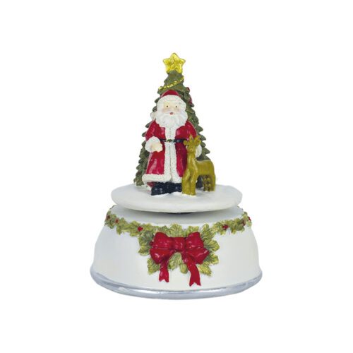 Carillon Babbo Natale in poliresina